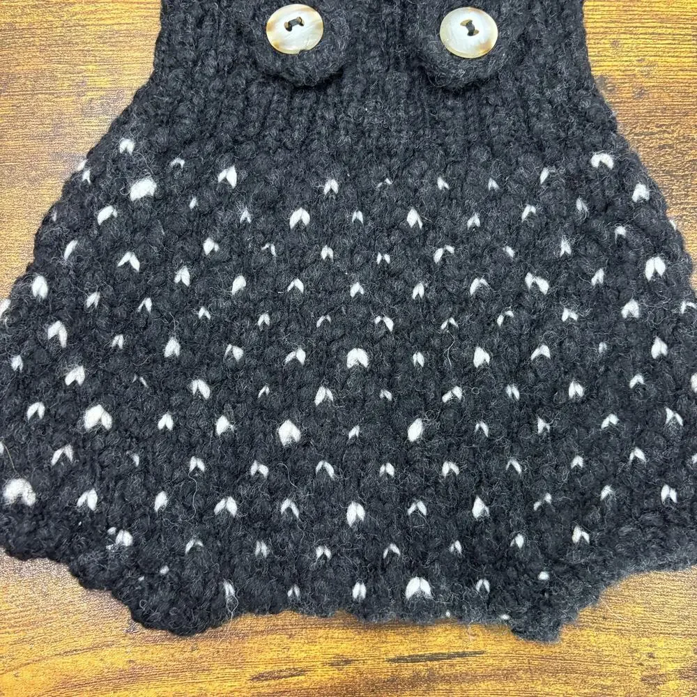 Buho Barcelona Knit Romper Size 6 Months Overalls Wool Blend Winter Classic‎